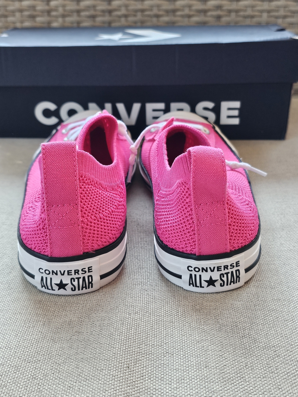 Converse Womens Low Top Slip On Sneakers - Hot Pink - Picture 3 of 6